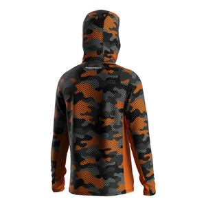 Camiseta de Pesca para Hombre con Capucha, Protección Solar UV, de Poliéster de Secado Rápido, Diseño Transpirable, Manga Larga, Protección Facial - Product Image 2