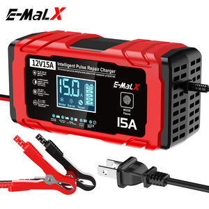 2026年新型E-MaLX高品質ユニバーサル12V15A車バイクスマート修理バッテリー充電器＆メンテナンス器（CE、FCC、UL認証取得済み） - Product Image 5