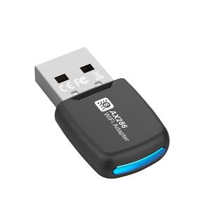 Adaptor <span class=keywords><strong>USB</strong></span> <span class=keywords><strong>WiFi</strong></span> 6 Adaptor Kartu <span class=keywords><strong>WiFi</strong></span> <span class=keywords><strong>USB</strong></span> Mini 2.4GHz Penerima Jaringan Nirkabel untuk PC/Laptop Windows7/10/11 - Product Image 2