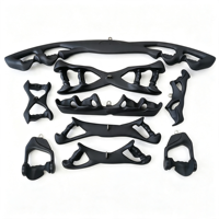 Approvisionnement direct usine, prix bas : Ensemble de 8 poignées Mag Grip pour lat pulldown, accessoires multi-grip pour machine à câble, barre de rame, accessoires de gym pour entraînement du dos