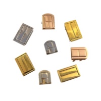 Boîtes cadeaux en gros, boîtes à vin, attaches plates à pression, attaches en alliage de zinc, accessoires de quincaillerie en stock