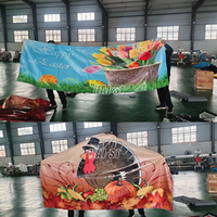 Bannières en velcro personnalisées pour château gonflable 13x13 à vendre, panneau de bannière joyeux anniversaire, module de château gonflable, panneaux d'art pour gonflables