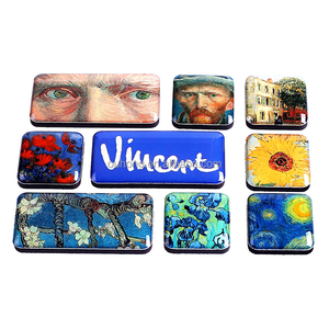 Vente en gros directe d'usine, aimants photo pour réfrigérateur en verre créatifs, bon marché et personnalisés avec votre propre logo - Product Image 3