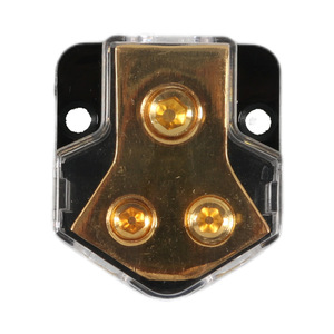 <b>Car</b> Audio Splitter Box 1 To 2 Way Wiring Harness 12-24V For <b>Car</b> Speaker <b>Amplifier</b> Connection - Product Image 2