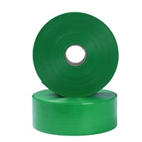 Vente chaude Flexible Vert Couleur PE Tressé Lay Flat Tuyau D'eau pour l'Agriculture Système D'irrigation Usine Coupe Directe