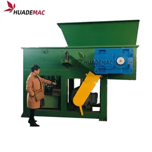 CE certificado HDPE PVC tubulação garrafa recipiente abs plástico único eixo shredder máquina