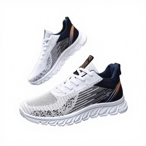 High Quality Breathable <b>Net</b> Lace-up Running Shoes Durable Mens Sporty Autumn Fashion Sneakers PVC Outsole Cool Casual New - Product Image 3
