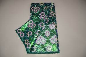 2022 Nhà máy cung cấp thanh lịch thêu heavior Sequins <span class=keywords><strong>Net</strong></span> Ren Vải cho bên váy - Product Image 5