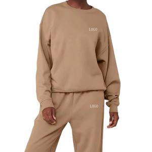 Conjunto de Pantalones y Sudadera de Yoga para Mujer de Alta Calidad, Ropa Deportiva Informal para Otoño e Invierno, Sudadera Larga Lisa - Product Image 3