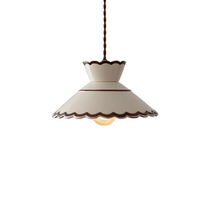 Lan Zhao Ceramic Pendant <b>Light</b> E26 Single Head Round LED Home Lighting For Bedroom Entryway Bar Hallway - Product Image 5