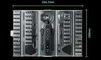 Juego de Destornilladores de Precisión 192 en 1, Kit de Herramientas Magnéticas para Reparación de Electrónicos, para iPhone, Laptop, Relojes, Gafas, con Mango Antideslizante