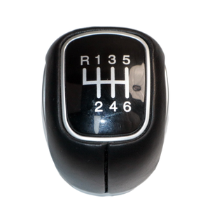 Poignée <span class=keywords><strong>de</strong></span> levier <span class=keywords><strong>de</strong></span> vitesse manuelle à six vitesses en cuir ergonomique HY OEM 3041004100668, ajustement parfait pour Geely Boyue SUV - Product Image 1