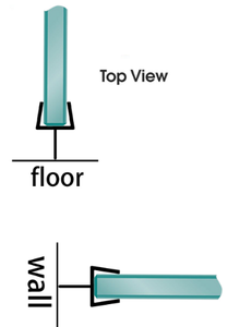 للماء شريط عازل البلاستيك PVC أداة إيقاف الماء الزجاج باب حمام أسفل الحرس ختم قطاع - Product Image 4