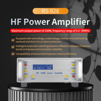 Recent RS-928 150W HF Power Amplifier 0.5-30MHz Half Duplex Shortwave Walkie Talkie for FM AM CW SSB SDR FT8 Transceiver