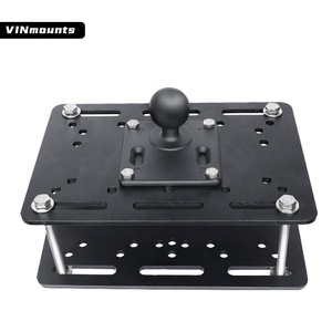 Support de fixation robuste en acier pour chariots élévateurs et véhicules d'entrepôt pour téléphones/tablettes/scanners de codes-barres/moniteurs VESA 75/100 - Product Image 1