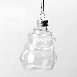Nuevas Decoraciones Navideñas, Bola de Plástico Transparente, Creativa Bola de Navidad Hueca Colgante - Product Image 3