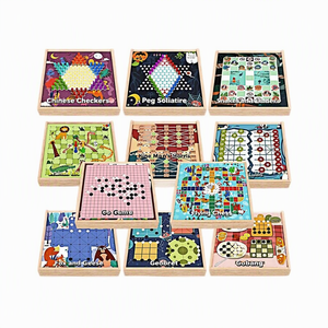 Gomoku Ludo Dama: Set da Gioco Interattivo Genitore-Figlio Multifunzione in Legno, Educativo Tutto-in-Uno, con Scatola Regalo - Product Image 5