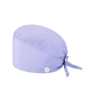 Gorros Quirúrgicos Médicos con Forro de Satén, Gorros de Enfermera Transpirables y Cómodos para Trabajar en Hospitales, Uniformes de Salud, Color Puro - Product Image 4