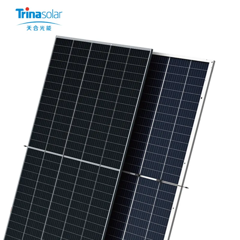 Trina Solar Panel Half Cell Monocrystalline Silicon PERC Solar Module 9BB 10BB 550W 600W 605W For PV System