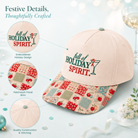 Casquette de baseball Dymf personnalisée esprit fêtes, visière florale, ajustable, sportive, 100 % coton, unisexe, mode, snapback, personnalisable
