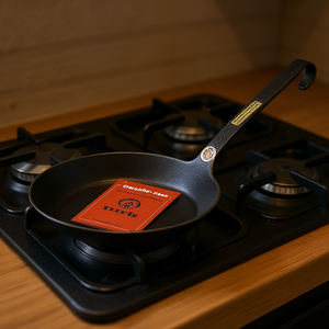 กระทะเหล็กหล่อขนาด 30 ซม. สำหรับทำอาหารบนเตา - Product Image 3