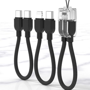 <span class=keywords><strong>สาย</strong></span>ชาร์จเร็วแบบถักสีส้มรุ่นใหม่มาแรง USB C to Type C <span class=keywords><strong>สาย</strong></span>สั้นแบบห้อยได้ สำหรับมือถือ iPhone 15 16 17 - Product Image 2