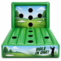 FUN BOUNCCE - Campo de Golf Inflable de PVC Ecológico para Exteriores
