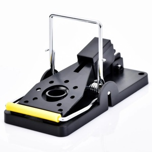 Piège à souris en plastique noir réutilisable en gros, piège à ressort pour rats et souris, équipement de lutte antiparasitaire - Product Image 1