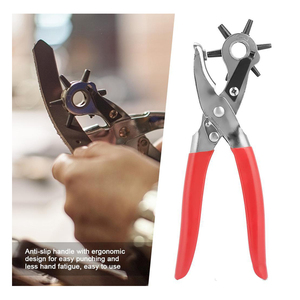 آلة ثقب حزام معدني متعدد الوظائف, آلة ثقب حزام معدني متعدد الوظائف آلة ثقب حلقة ثقب ثاقب دوار لكمة كماشة - Product Image 6