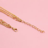 Collier de chaîne en or, bijoux Vintage perlée pour femmes, collier multicouche, accessoire de mode chinois, cadeau