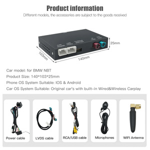 Không dây Carplay Android tự động cho BWM NBT hệ thống F10 F20 F30 F15 F25 E60 E90 1 3 4 5 6 7 Series X1 X3 X4 X5 X6 - Product Image 6