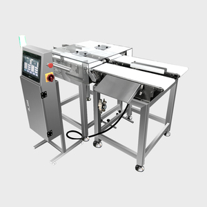 Máquina de pesagem para alimentos, com duas correias transportadoras, controle de peso e balança - Product Image 1