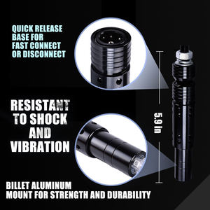 RGB ไฟแอลอีดีแบบเกลียวมีหลายสีมายากลโคมไฟเสาธงเสาอากาศสำหรับ ATV UTV <span class=keywords><strong>Polaris</strong></span> <span class=keywords><strong>RZR</strong></span> รถบรรทุกถนน ABS รีโมทคอนโทรลใหม่ - Product Image 6