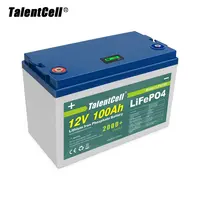 Battery 100ah 100ah Lifepo4 200ah Battery TalentCell Solar Deep Cycle Battery 32700 Cell 12.8V 100Ah US Warehouse Lithium Iron Phosphate LiFePO4 Batteries