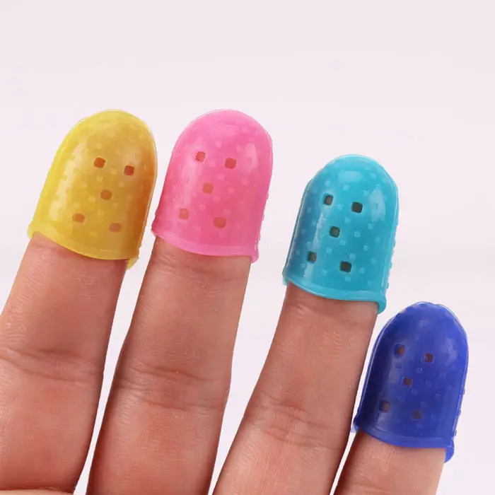 Silicone Fingerstall Finger Guards Guitar Fingertip Protectors For Ukulele Guitar