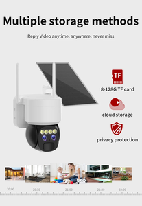 Cámara de Seguridad Inalámbrica PTZ con Zoom 10X, Visión Nocturna en Color, Audio Bidireccional, Lente Dual 4G/WIFI, 3MP, Energía Solar, para Exteriores, Venta al Por Mayor - Product Image 6