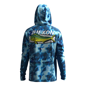 Sweat à capuche pour <span class=keywords><strong>homme</strong></span>, imprimé camouflage par sublimation, imperméable, séchage rapide, respirant, antibactérien, UPF50+, 100% polyester - Product Image 5