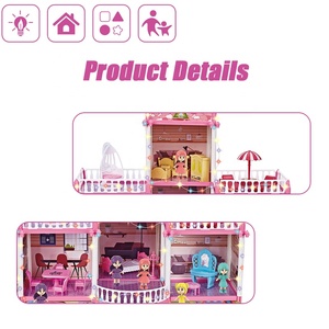 Set de Construcción de <span class=keywords><strong>Villa</strong></span> de Verano para Niñas, Castillo 3D DIY, Juguete Educativo para Niños, 131 Piezas - Product Image 6