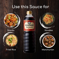 Sauce soja légère authentique Kikkoman, 100% pure, fermentée traditionnellement, bouteille de 1,6 L pour la cuisine et les sushis