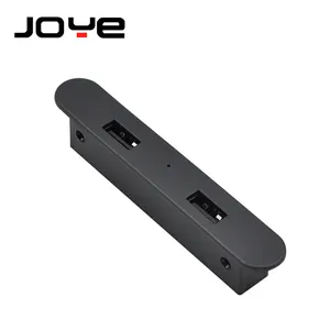 Caricatore <span class=keywords><strong>USB</strong></span> <span class=keywords><strong>Doppio</strong></span> da Scrivania per Mobili da Ufficio con Adattatore - Product Image 1