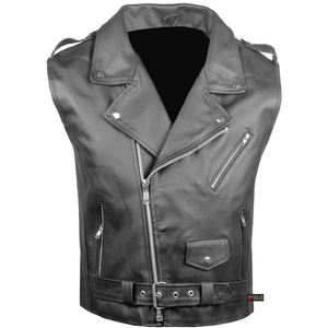 Chaleco de Invierno para Hombre, de Alta Calidad, 100% Cuero, Servicio OEM, el Mejor Estilo, Logotipo Personalizado Profesional, Casual, Cálido, Impermeable y Transpirable - Product Image 1