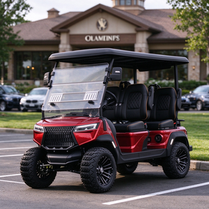 Carrito Eléctrico de Playa GRENTEK para 4 Personas, Neumáticos Todoterreno, Transporte para Complejos Turísticos, Carrito de Golf - Product Image 1