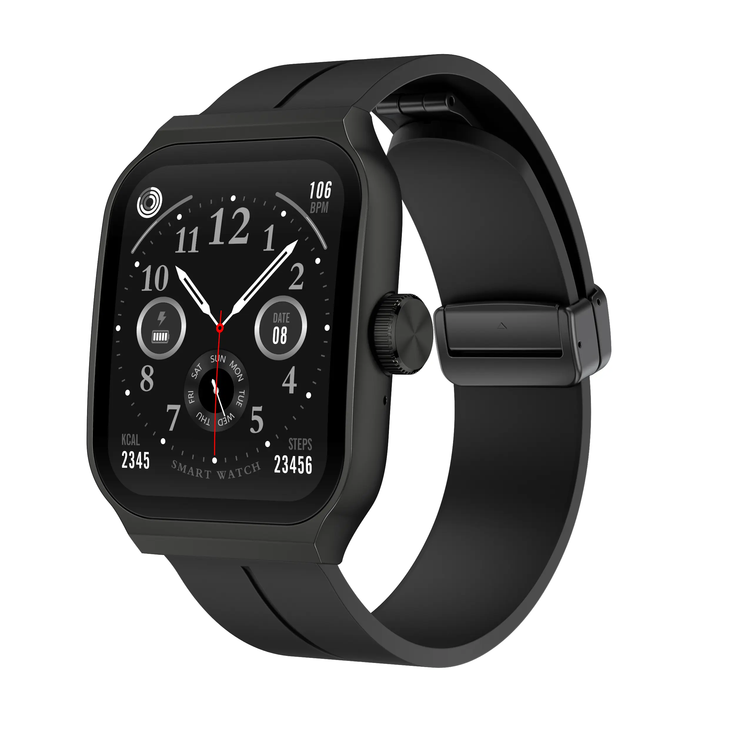 Hochwertige OA89 Smart Watch 2024 Atem monitor 1,9 Zoll AMOLED 3D High Display gebogener Bildschirm Elektronische Android-Uhr