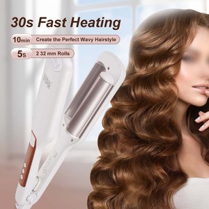 Winning <b>Star</b> Curling Iron 1.25 In <b>Led</b> Display Adjustable Heat Settings For Home Use - Product Image 2