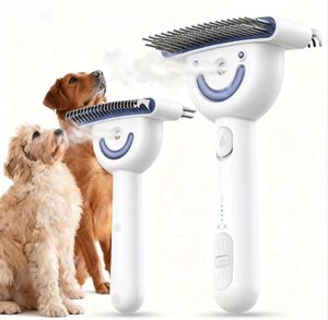 Spazzola a Vapore Elegante con Nebulizzatore Regolabile per Animali Domestici, Pettine Spray per una Toelettatura Fluida, Pulizia Rapida e Perdita di Pelo Stagionale - Product Image 4