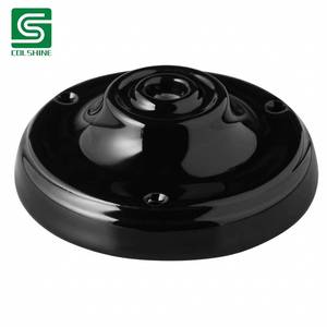 Small Vintage Porcelain Ceiling Rose Pendant <strong>Light</strong> <strong>Fitting</strong> - Product Image 1