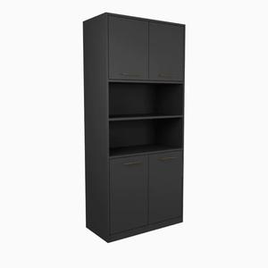 Gabinete de almacenamiento para <span class=keywords><strong>despensa</strong></span> de cocina, 4 puertas de madera, <span class=keywords><strong>armario</strong></span> independiente, encimera abierta, estantes ajustables, <span class=keywords><strong>armario</strong></span> portátil - Product Image 1