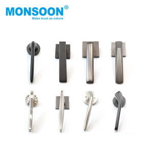 Hiện Đại Nội thất an ninh kẽm mạ vàng kéo xử lý bằng gỗ phía trước cửa xử lý với Key Lock - Product Image 5