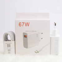 Pour Xiaomi 67W Turbo Fast Charger, chargeur rapide original avec prise EU, câble de type 6A pour XiaoMi 11 Pro Mix Fold Poco X3 GT X4 Pro