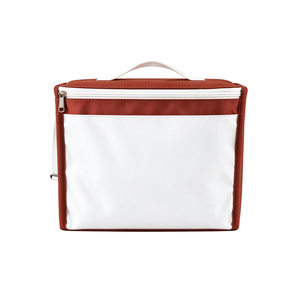 Sac à déjeuner isotherme imperméable en polyester bleu avec fermeture éclair de style japonais, motif de dessin animé personnalisé, nouvelle mode, sac isotherme - Product Image 3